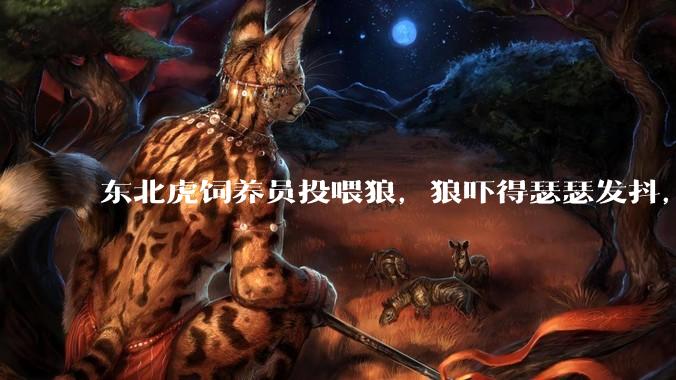 东北虎饲养员投喂狼，狼吓得瑟瑟发抖，真的是「血脉压制」吗？可能是哪些原因造成的？