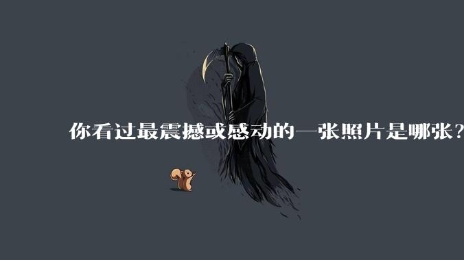 你看过最震撼或感动的一张照片是哪张？